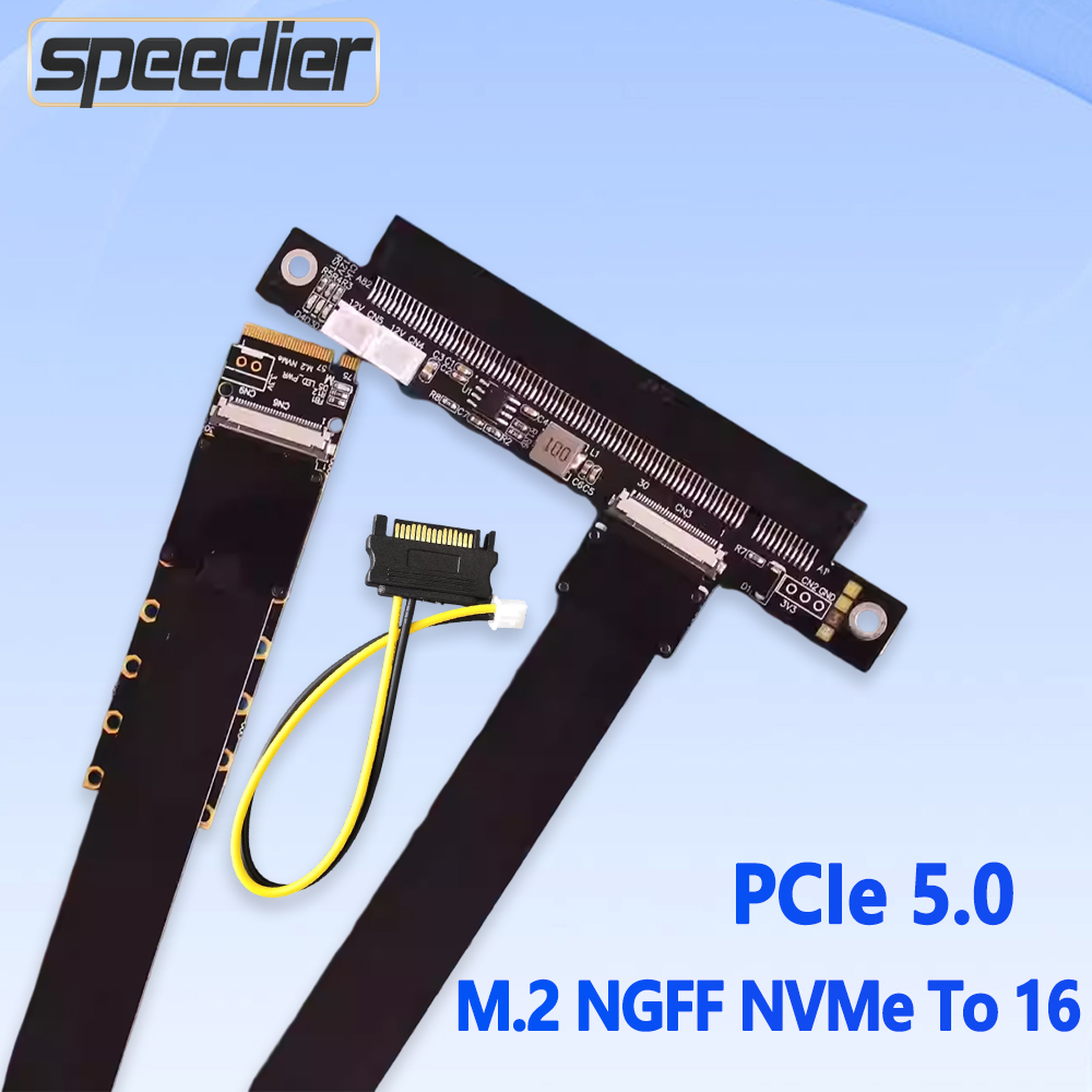 Pcie 5.0 Gpu Riser Cable - PCI-E 5.0 M.2 NGFF NVMe To
