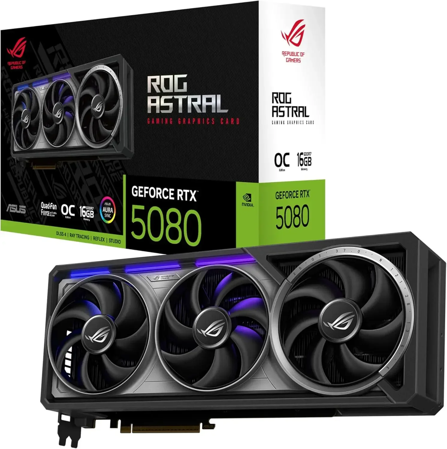 Astral RTX 5080 OC Edition Gra - огляд і ціна Rtx 5080 16Gb