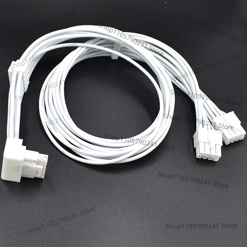 White 16AWG Braided Pattern Ca - огляд і ціна Dual 8Pin To 16Pin 12Vhpwr Cable