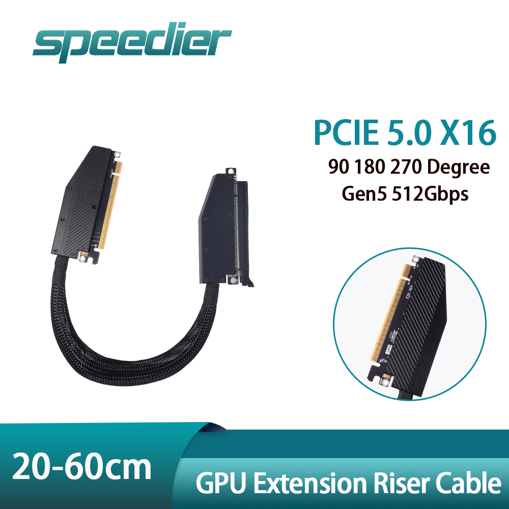PCIE 5.0 X16 GPU Extension Ris - огляд і ціна Pcie 5.0 Gpu Riser Cable